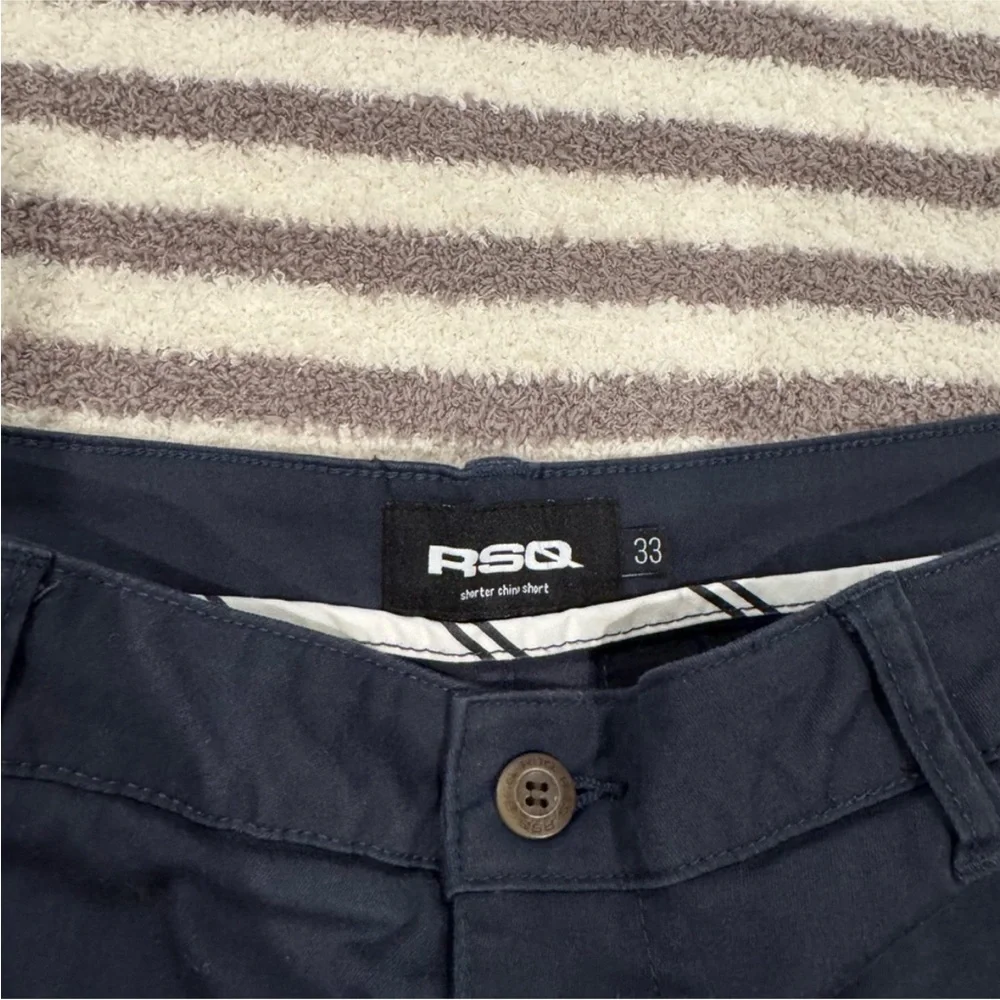 RSQ Navy Blue Men's Shorts - Picture 4 of 6